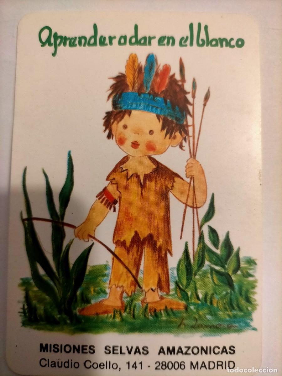 Coleccionismo calendarios: Calendario misiones de las selvas amazonicas
