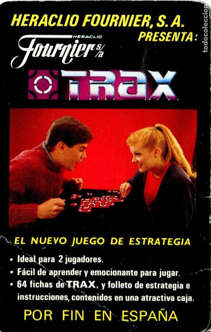 Coleccionismo calendarios: CALENDARIO FOURNIER. A&Ntilde;O 1989. HERACLIO FOURNIER. TRAX. JUEGO DE ESTRATEGIA.