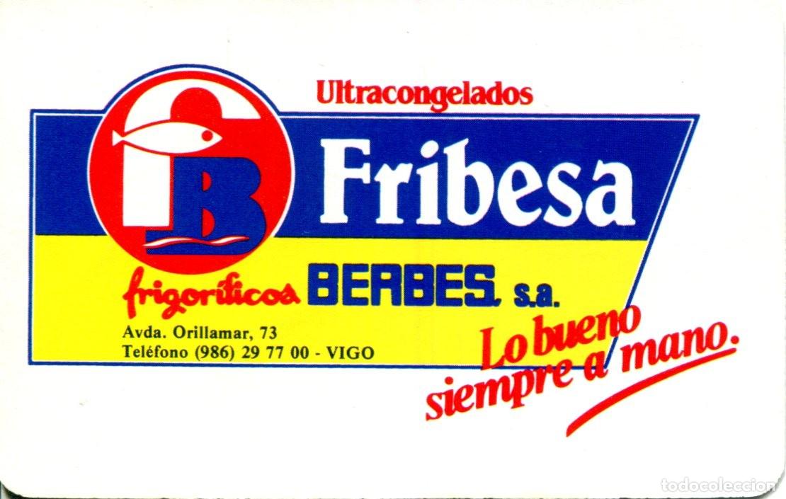 Coleccionismo calendarios: Calendario bolsillo - FRIBESA - ULTRACONGELADOS - FOURNIER - A&Ntilde;O 1989