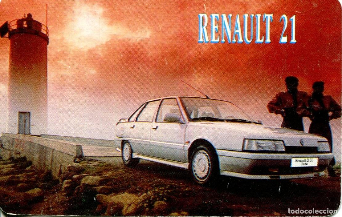 Coleccionismo calendarios: CALENDARIO DE BOLSILLO FOURNIER. A&Ntilde;O 1989. COCHE RENAULT 21. FARO