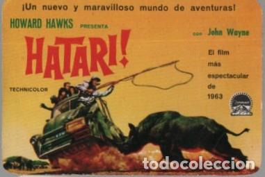Coleccionismo calendarios: CALENDARIO HATARI! A&Ntilde;O 1963 CAL-11261