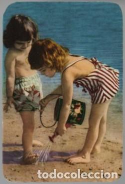 Coleccionismo calendarios: CALENDARIO NI&Ntilde;AS EN LA PLAYA A&Ntilde;O 1964 CAL-11266