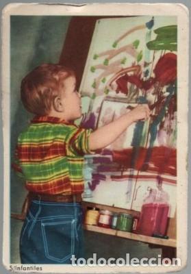 Coleccionismo calendarios: CALENDARIO NI&Ntilde;O PINTOR A&Ntilde;O 1966 CAL-11276
