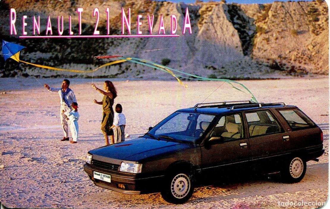 Coleccionismo calendarios: CALENDARIO FOURNIER RENAULT 21 NEVADA A&Ntilde;O 1988