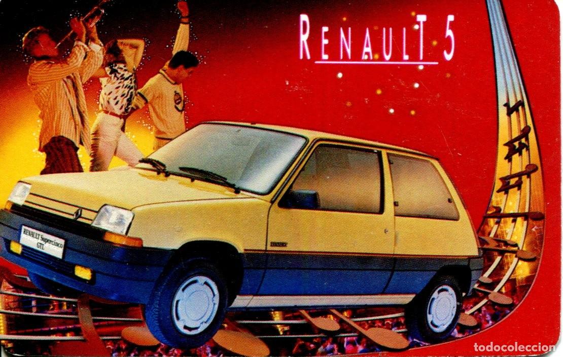 Colecionismo Calend&aacute;rios: CALENDARIO FOURNIER RENAULT 5 A&Ntilde;O 1988