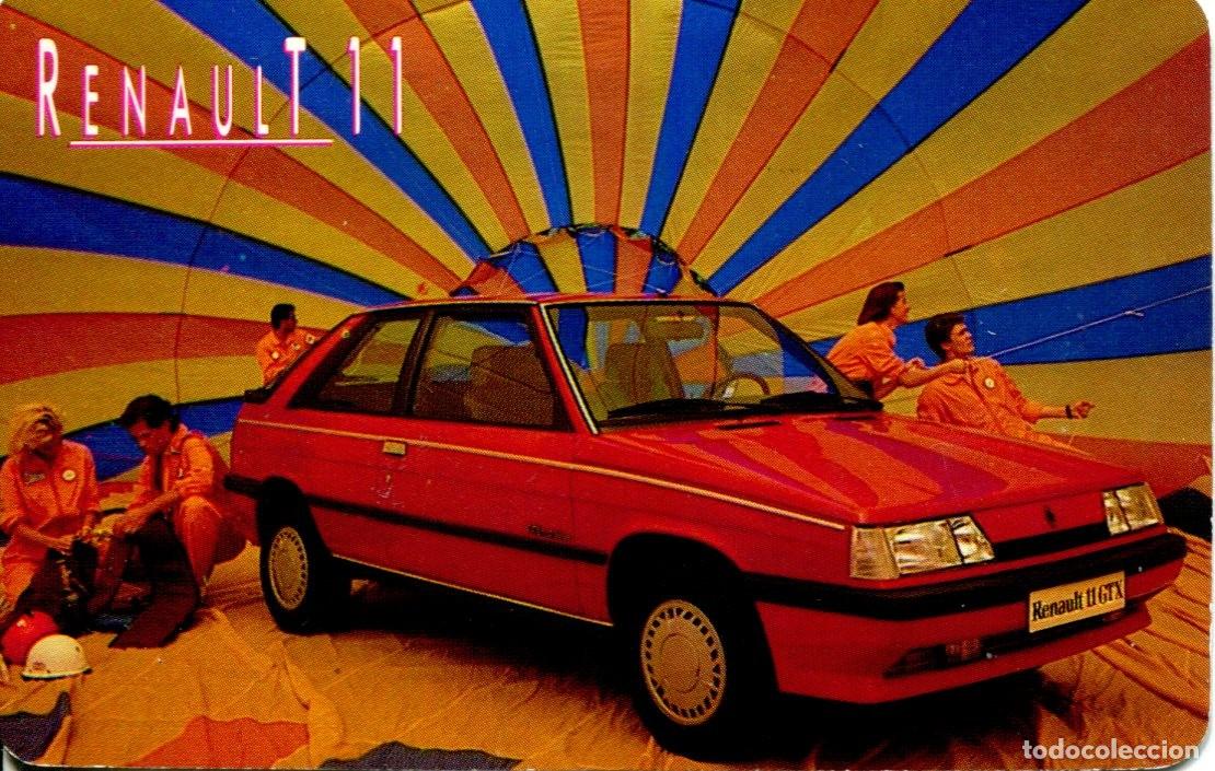 Collectionnisme Calendriers: CALENDARIO FOURNIER RENAULT 11 A&Ntilde;O 1988