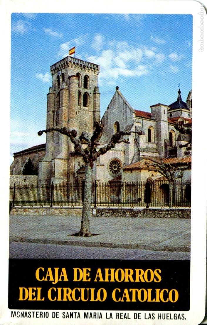 Collectables Calendars: Calendario Fournier Caja de Ahorros del C&iacute;rculo Cat&oacute;lico de Burgos 1988 Monasterio Sta M&ordf;. Real Huel