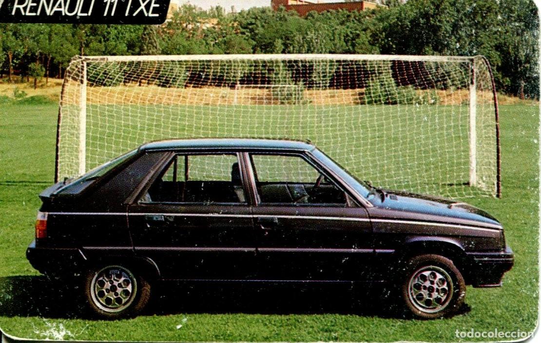 Coleccionismo calendarios: CALENDARIO FOURNIER - A&Ntilde;O 1987 - RENAULT 11 TXE COCHE