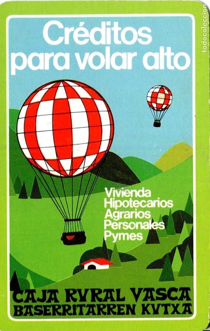 Collectables Calendars: Calendario Fournier 1987, Caja Rural Vasca (Creditos para volar alto)