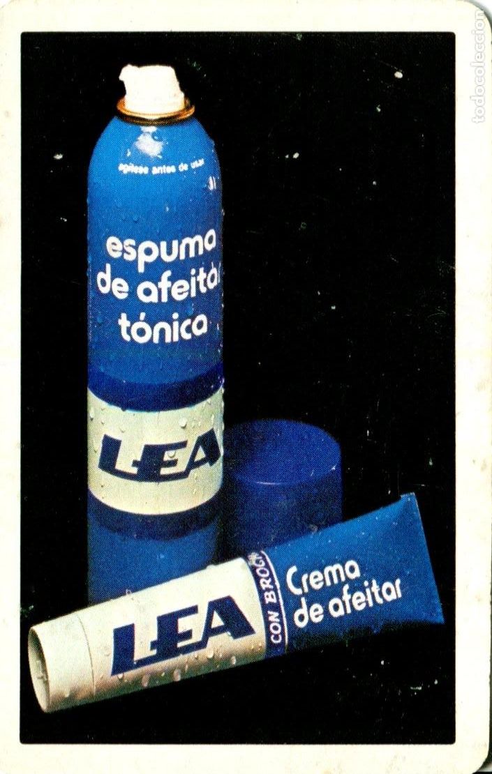 Coleccionismo calendarios: CALENDARIO BOLSILLO - A&Ntilde;O 1986 - LEA - FOURNIER - ESPUMA DE AFEITAR T&Oacute;NICA Y CREMA