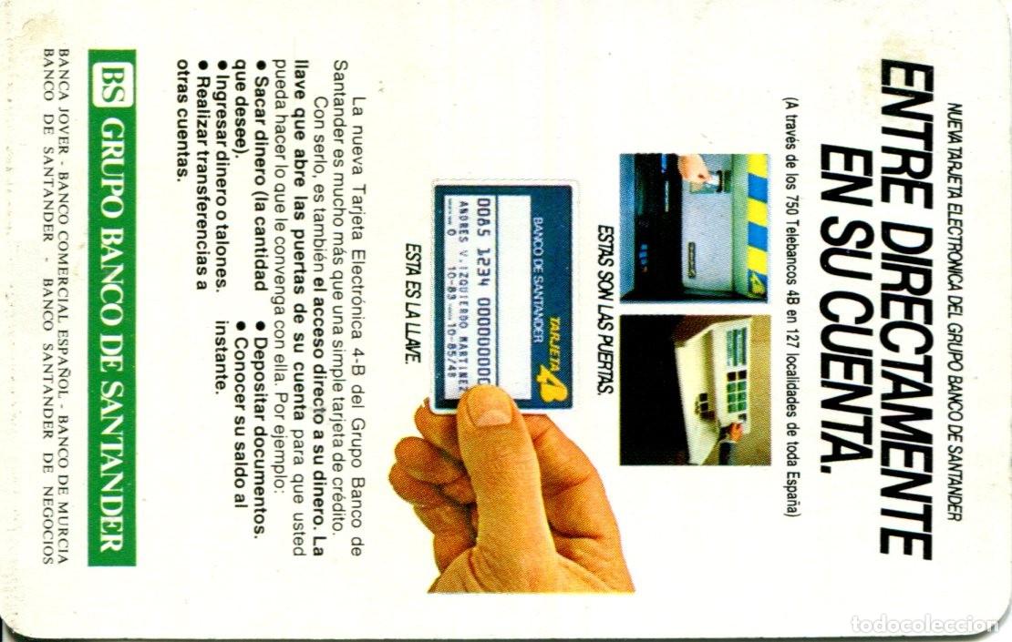 Coleccionismo calendarios: CALENDARIO FOURNIER BANCO SANTANDER 1986