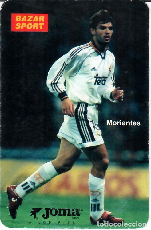 Coleccionismo calendarios: CALENDARIO DE PUBLICIDAD F&Uacute;TBOL - A&Ntilde;O 2000 - BAZAR SPORT - MORIENTES - REAL MADRID