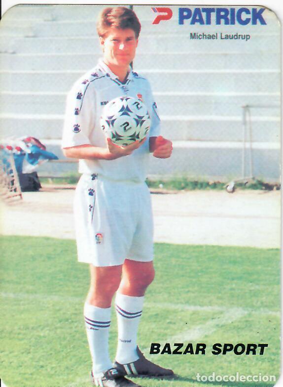Coleccionismo calendarios: CALENDARIO DE PUBLICIDAD F&Uacute;TBOL - A&Ntilde;O 1996 - BAZAR SPORT - LAUDRUP - REAL MADRID