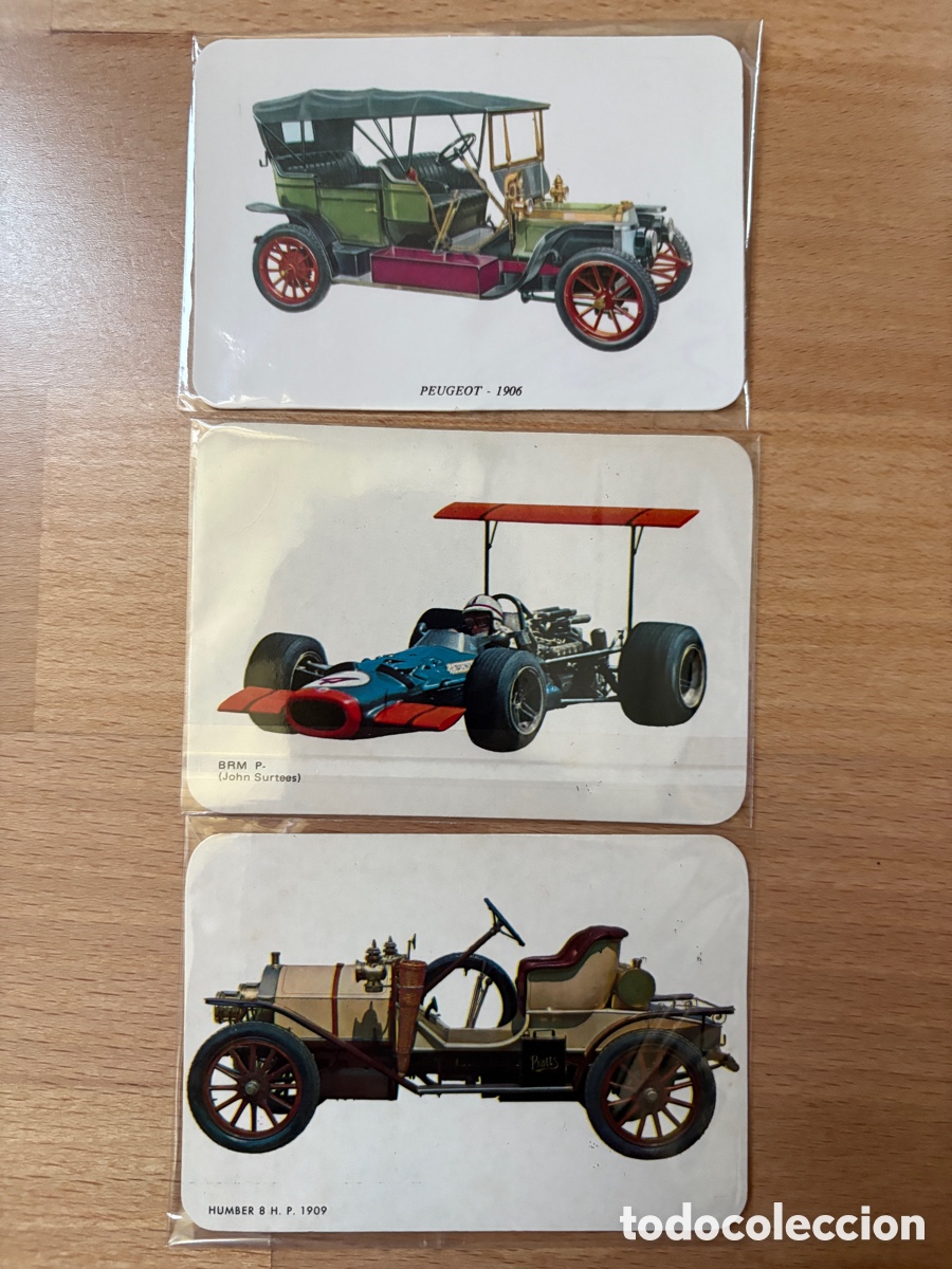 Coleccionismo calendarios: Cal025-Lote 3 Calendarios de Bolsillo Vintage - Coches Cl&aacute;sicos y F1 (1974 - 1982)