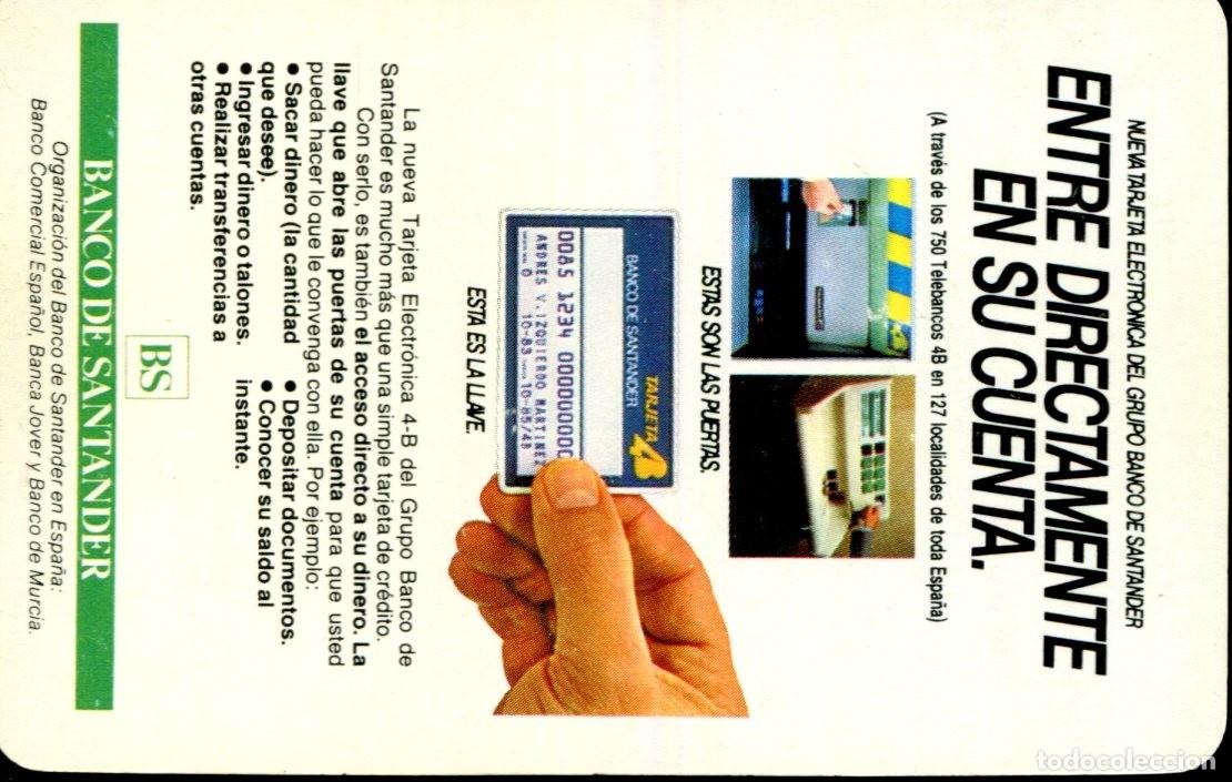Coleccionismo calendarios: CALENDARIO DE BOLSILLO FOURNIER A&Ntilde;O 1985 - BANCO DE SANTANDER