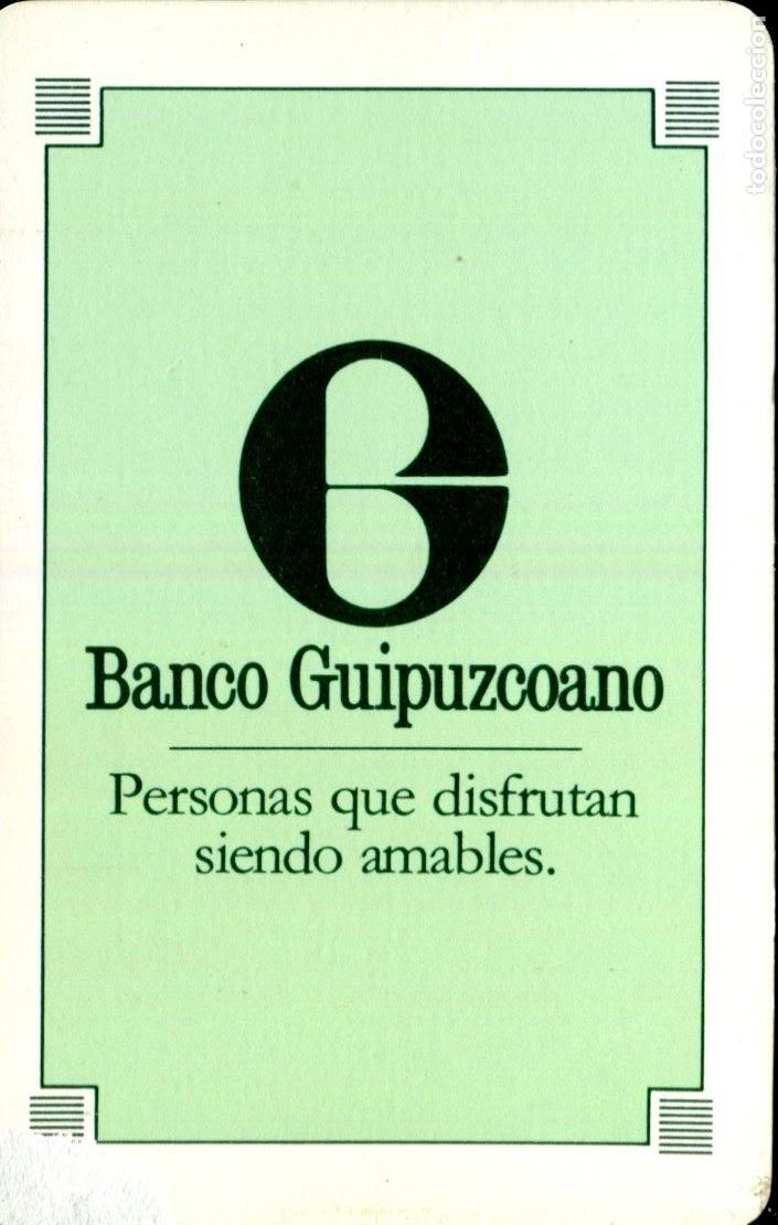 Coleccionismo calendarios: CALENDARIO FOURNIER. BANCO GUIPUZCOANO. A&Ntilde;O 1985