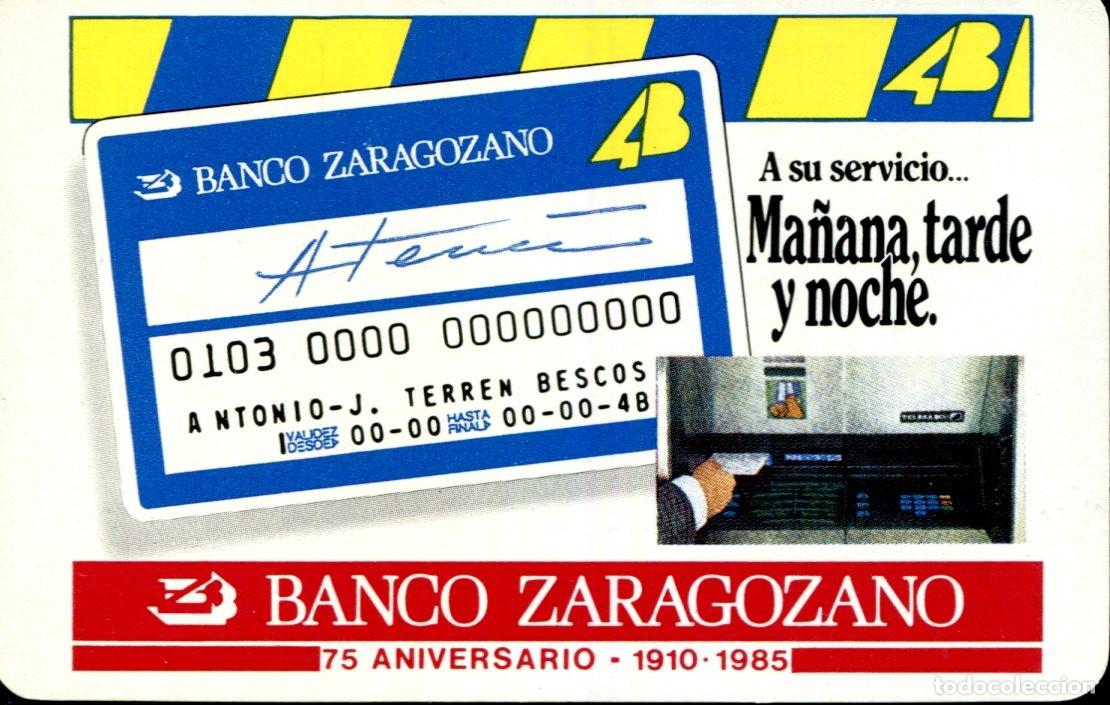 Collectables Calendars: CALENDARIO FOURNIER. BANCO ZARAGOZANO. A&Ntilde;O 1985