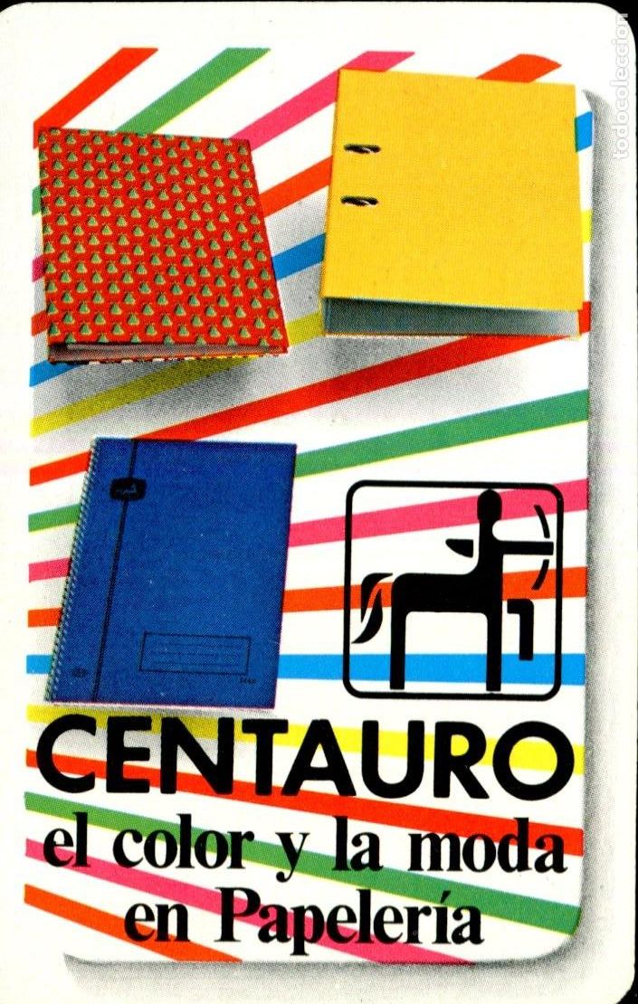 Collectables Calendars: Calendario de bolsillo Heraclio Fournier PAPELERIA CENTAURO 1985