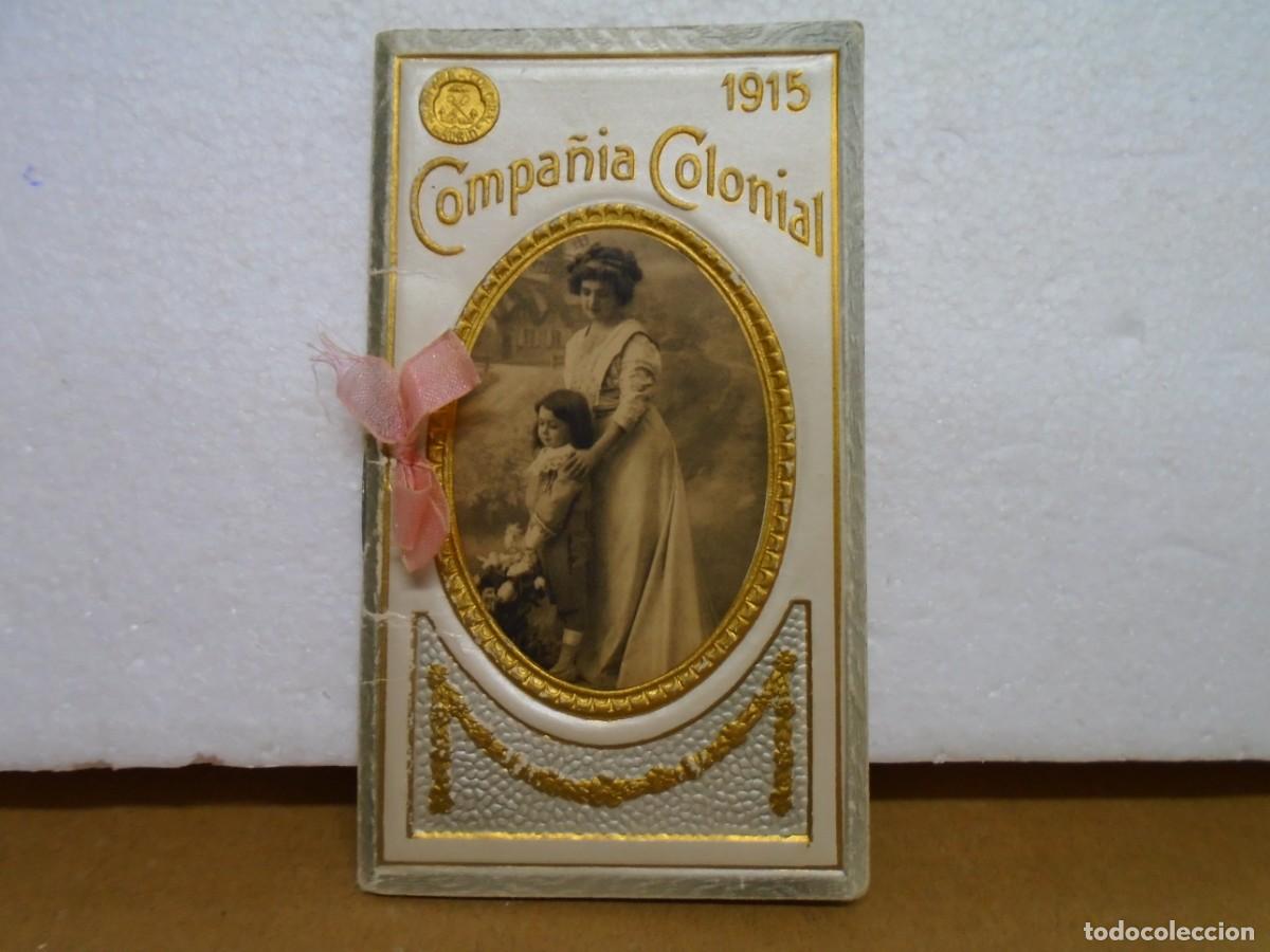 Coleccionismo calendarios: MADRID.&rdquo;COMPA&Ntilde;IA COLONIAL&rdquo;FABRICA DE CHOCOLATES,CAFES Y TES,ALMANAQUE PARA 1915.RARO.