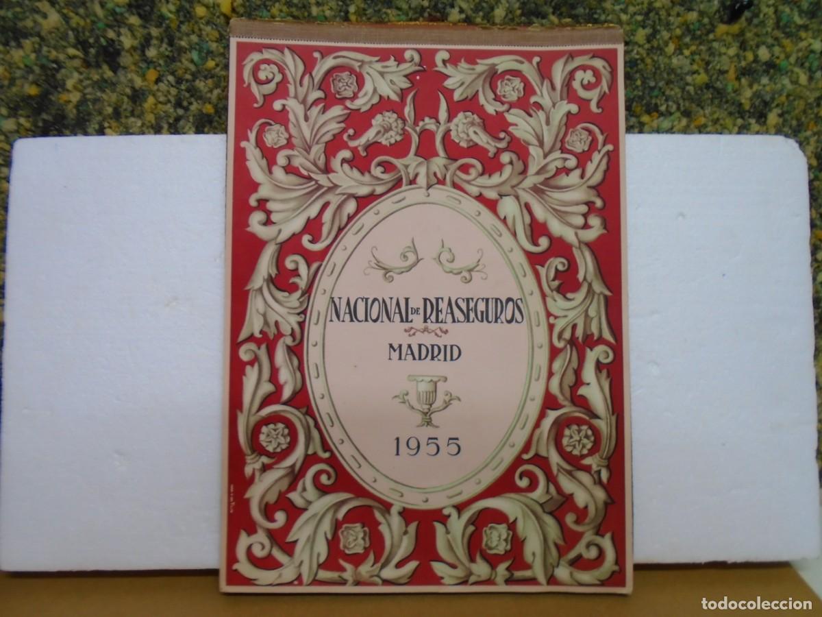 Colecionismo Calend&aacute;rios: MADRID.NACIONAL DE REASEGUROS.CALENDARIO PARA 1955.EDIC.BARSAL.