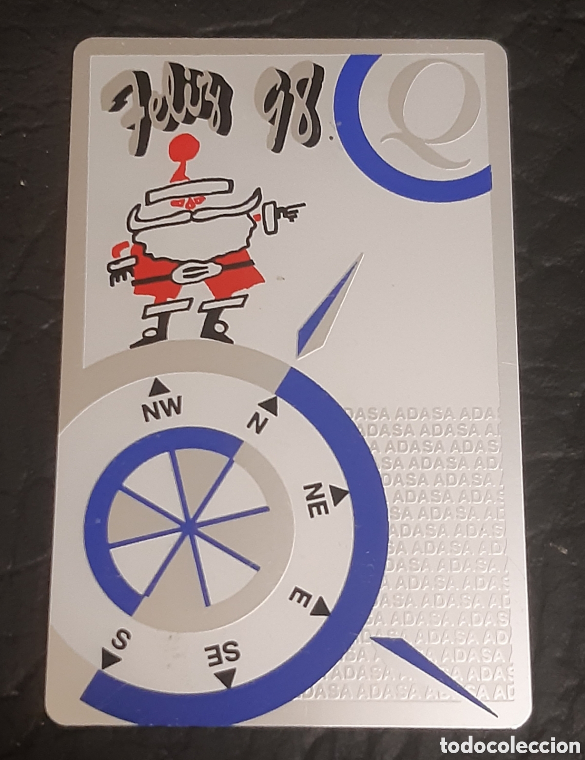 Coleccionismo calendarios: Calendario metalico Adasa 1998