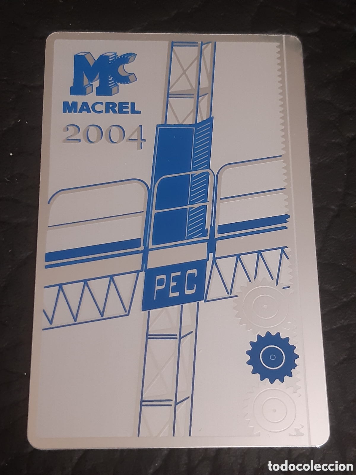 Coleccionismo calendarios: Calendario metalico Macrel 2004