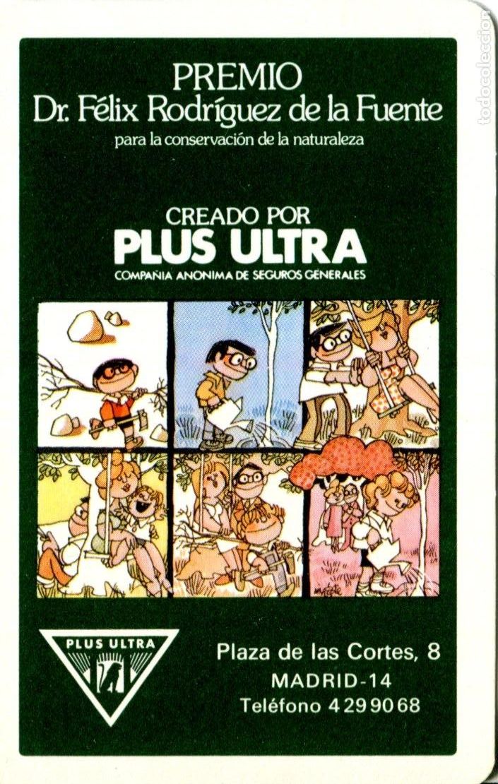 Coleccionismo calendarios: CALENDARIO FOURNIER, PUBLICIDAD , PLUS ULTRA , 1984