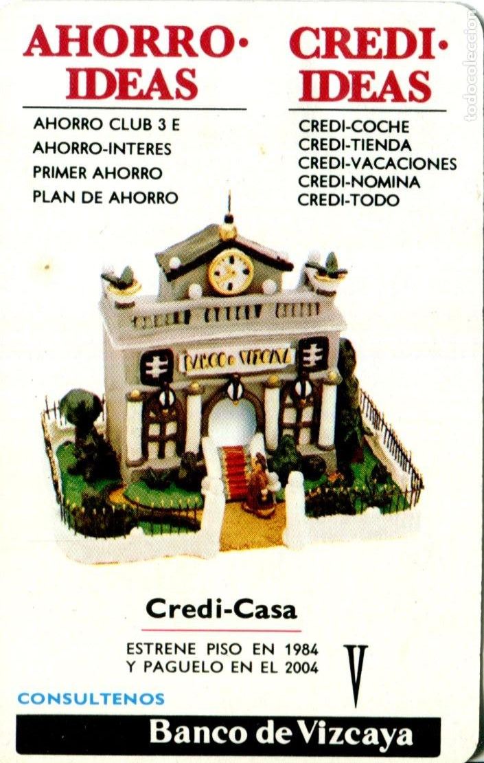 Coleccionismo calendarios: BANCO DE VIZCAYA. CALENDARIO HERACLIO FOURNIER DE 1984.
