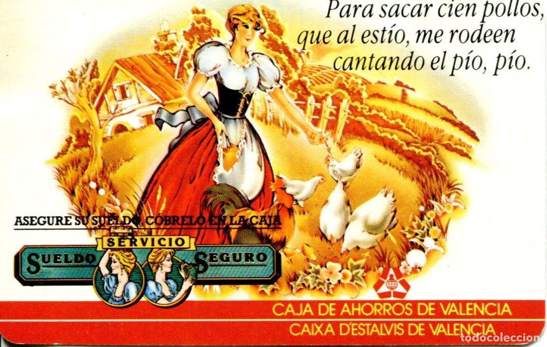 Coleccionismo calendarios: CALENDARIO FOURNIER. CAJA DE AHORROS DE VALENCIA. A&Ntilde;O 1984 Para sacar cien pollos