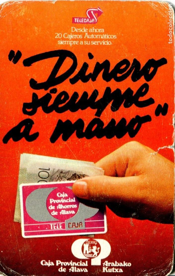 Coleccionismo calendarios: CALENDARIO FOURNIER. CAJA PROVINCIAL DE ALAVA. 1984 Dinero siempre a mano