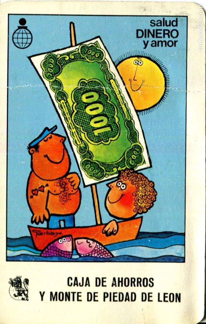 Coleccionismo calendarios: CALENDARIO A&Ntilde;O 1984 - CAJA DE AHORROS Y MONTE DE PIEDAD DE LE&Oacute;N - BANCO - FOURNIER