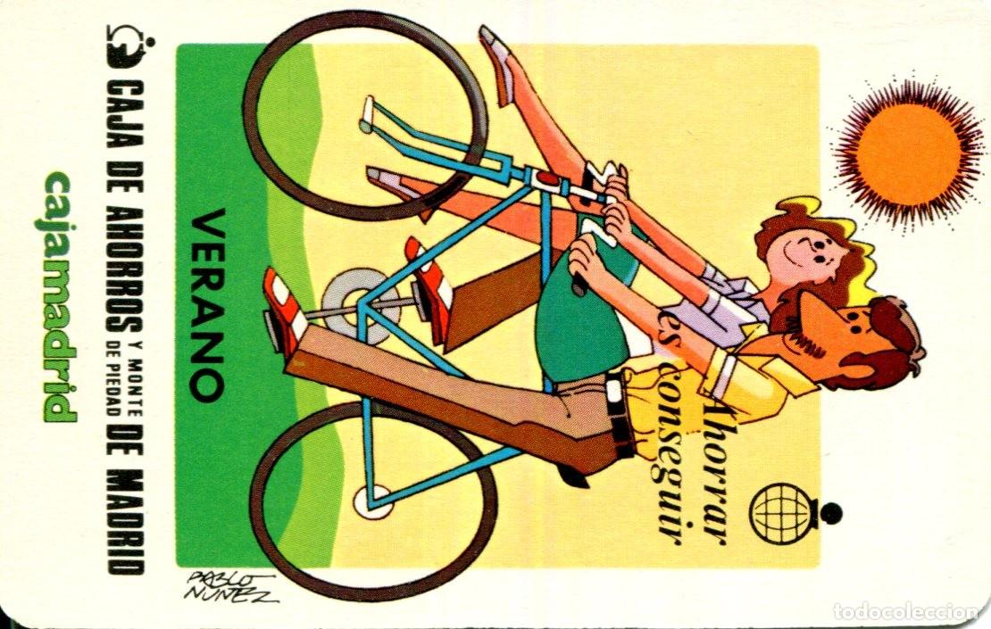 Coleccionismo calendarios: CALENDARIO FOURNIER CAJA DE AHORROS Y MONTE DE PIEDAD DE MADRID A&Ntilde;O 1983 VERANO