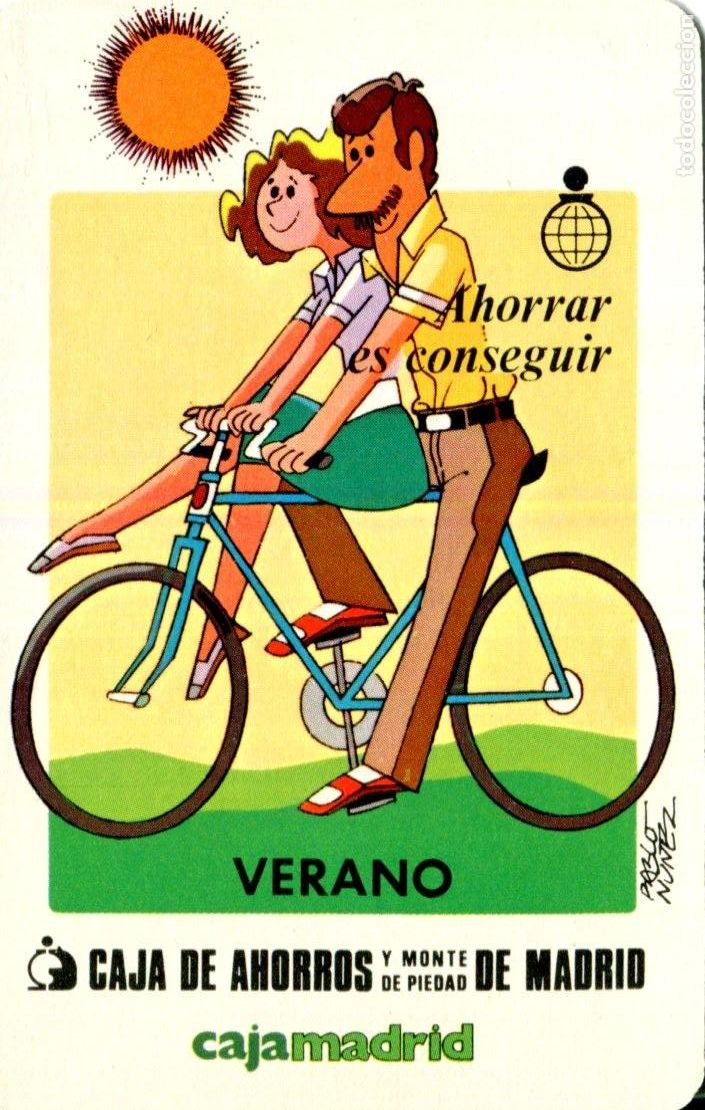Coleccionismo calendarios: CALENDARIO FOURNIER CAJA DE AHORROS Y MONTE DE PIEDAD DE MADRID A&Ntilde;O 1983 VERANO