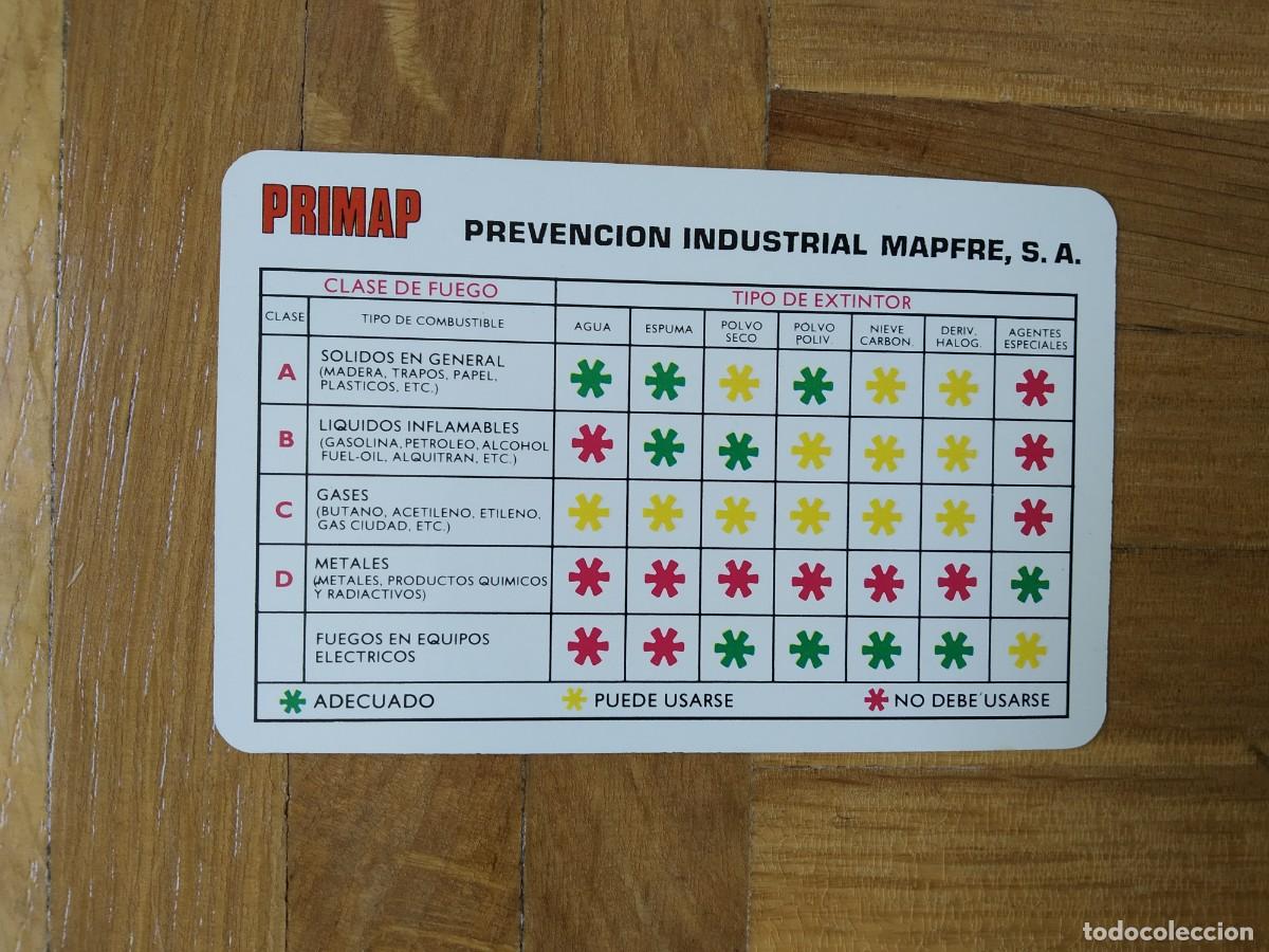 Coleccionismo calendarios: CALENDARIO FOURNIER PRIMAP PREVENCION INDUSTRIAL MAPFRE A&Ntilde;O 1982 VER FOTOS NUEVO