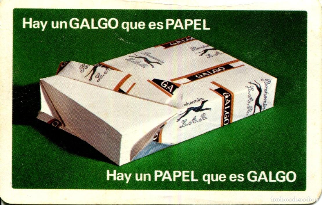 Coleccionismo calendarios: CALENDARIO BOLSILLO FOURNIER PAPEL GALGO FOLIOS 1982