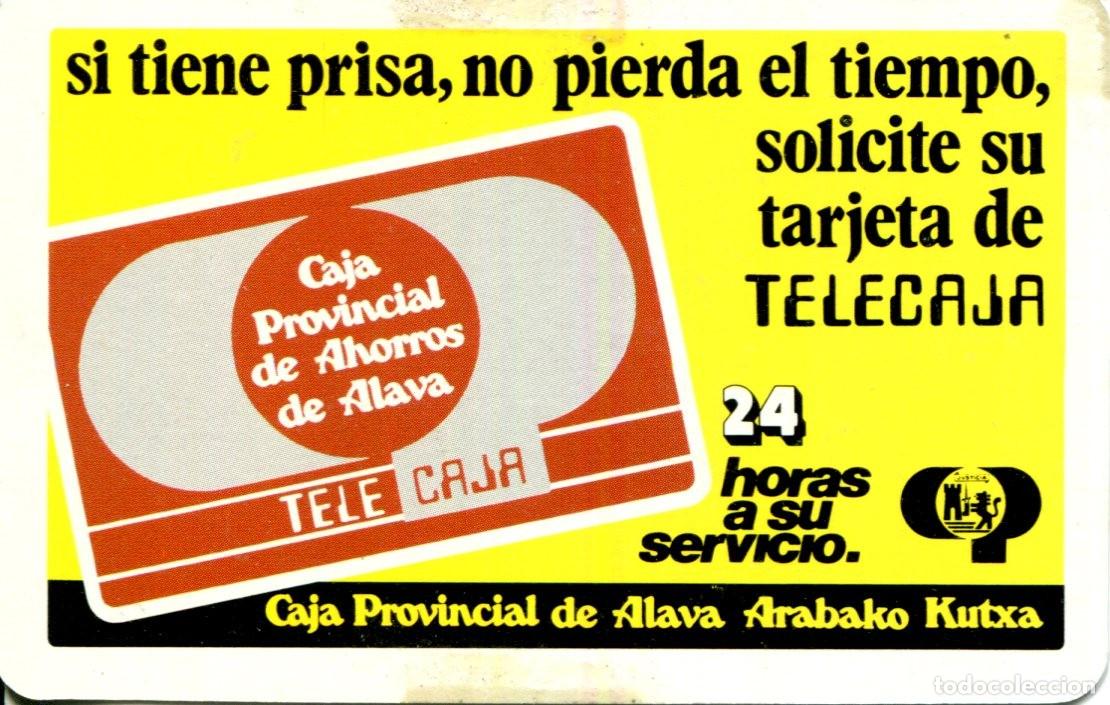 Coleccionismo calendarios: CALENDARIO FOURNIER. CAJA PROVINCIAL DE ALAVA. 1982. TELECAJA