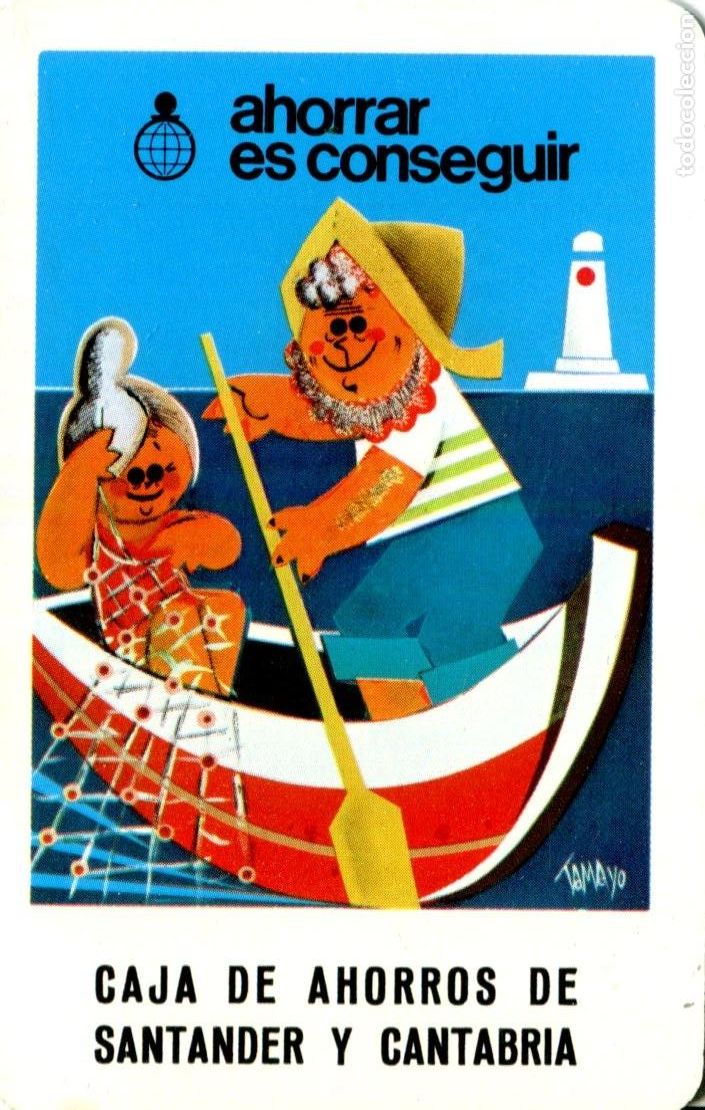 Coleccionismo calendarios: Calendario Fournier Caja de Ahorros de Santander y Cantabria 1982