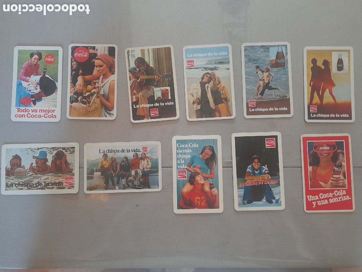 Coleccionismo calendarios: Coca Cola La chispa vida Colecci&oacute;n a&ntilde;os 70