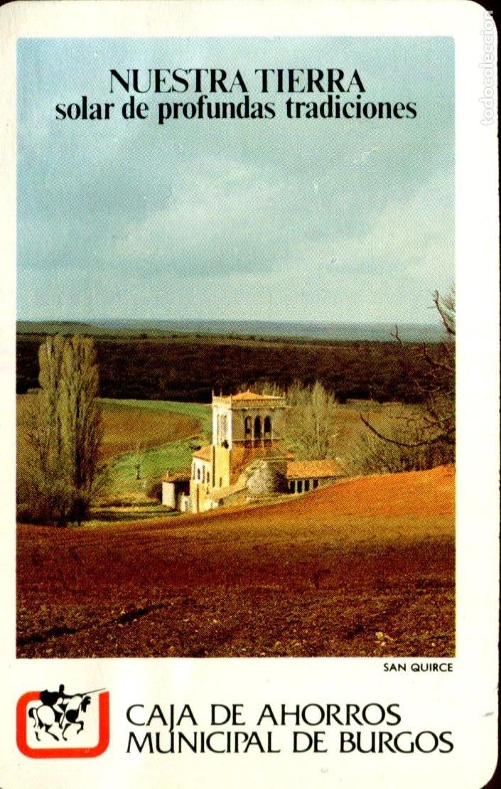 Sammeln von Kalendern: CALENDARIO FOURNIER - CAJA DE AHORROS MUNICIPAL DE BURGOS 1981 SAN QUIRCE