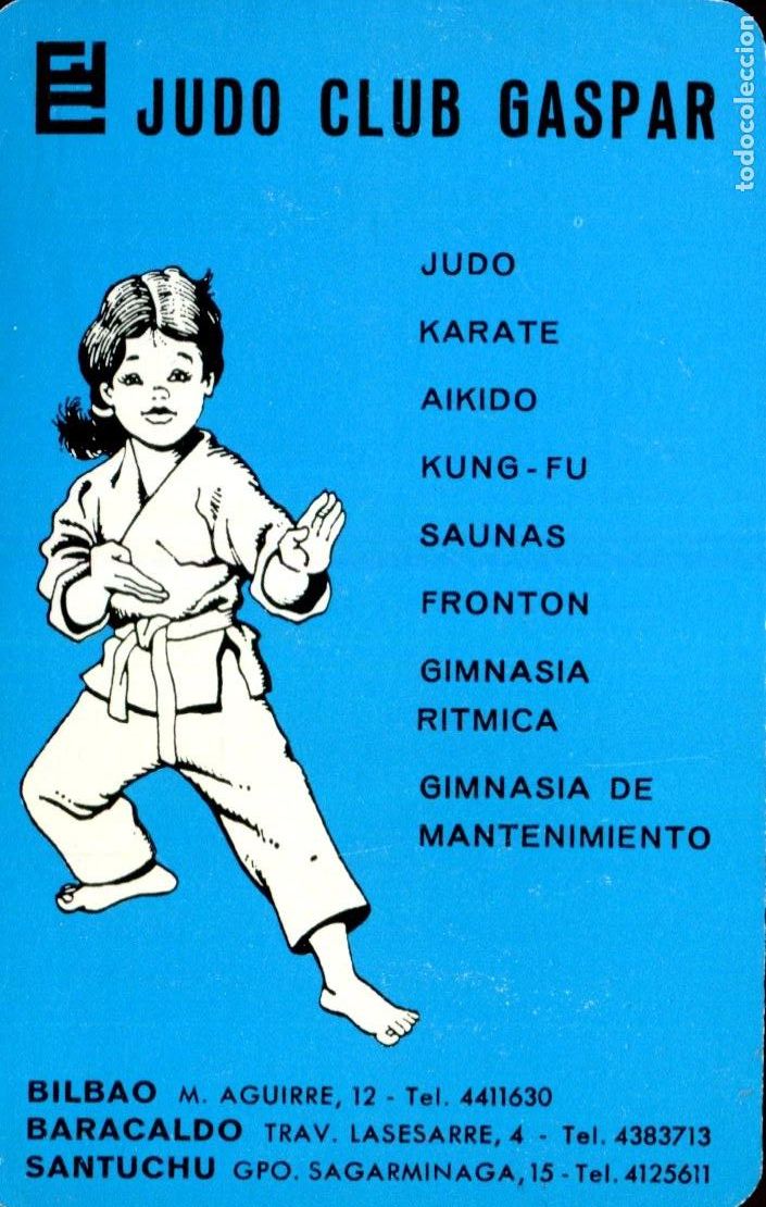 Colecionismo Calend&aacute;rios: JUDO CLUB GASPAR (BILBAO). CALENDARIO HERACLIO FOURNIER DE 1981.