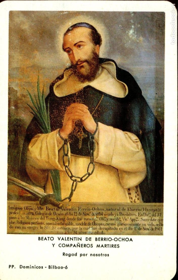 Sammeln von Kalendern: CALENDARIO FOURNIER A&Ntilde;O 1981 BEATO VALENT&Iacute;N DE BERRIO-OCHOA