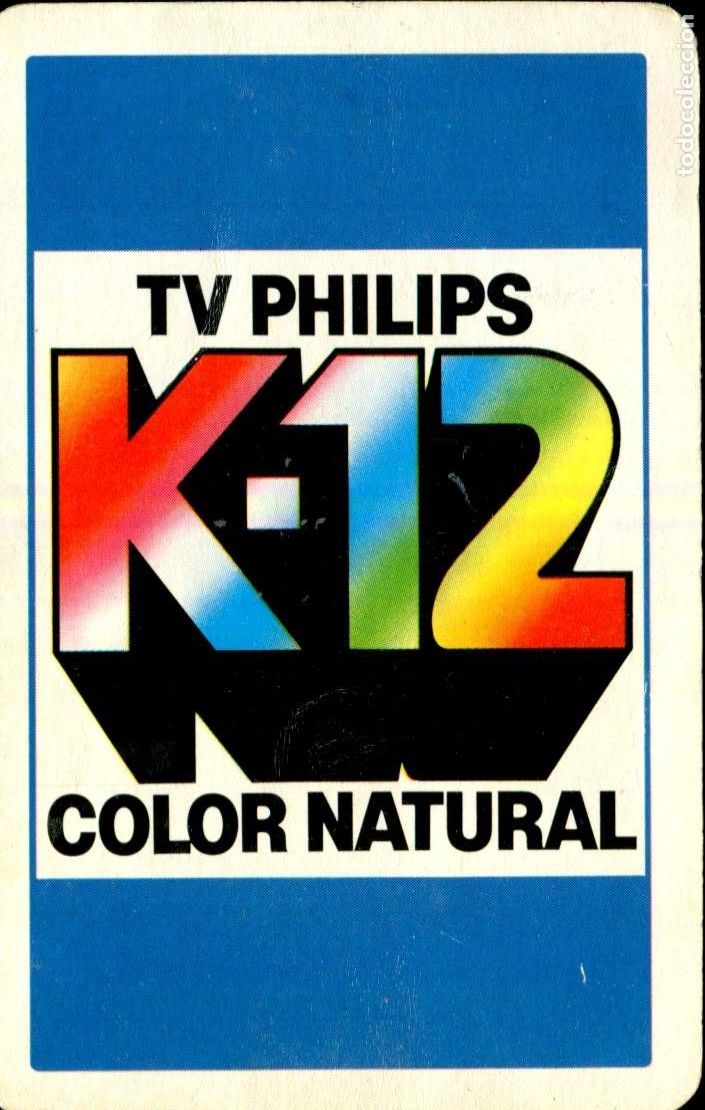 Sammeln von Kalendern: Calendario bolsillo TV PHILIPS K-12 Color Natural - FOURNIER - A&ntilde;o 1980