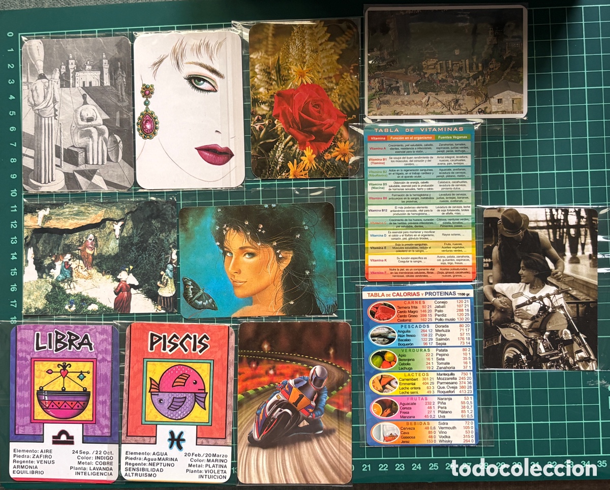 Coleccionismo calendarios: Cal038-Lote 12 Calendarios de Bolsillo Vintage (1984-2008)
