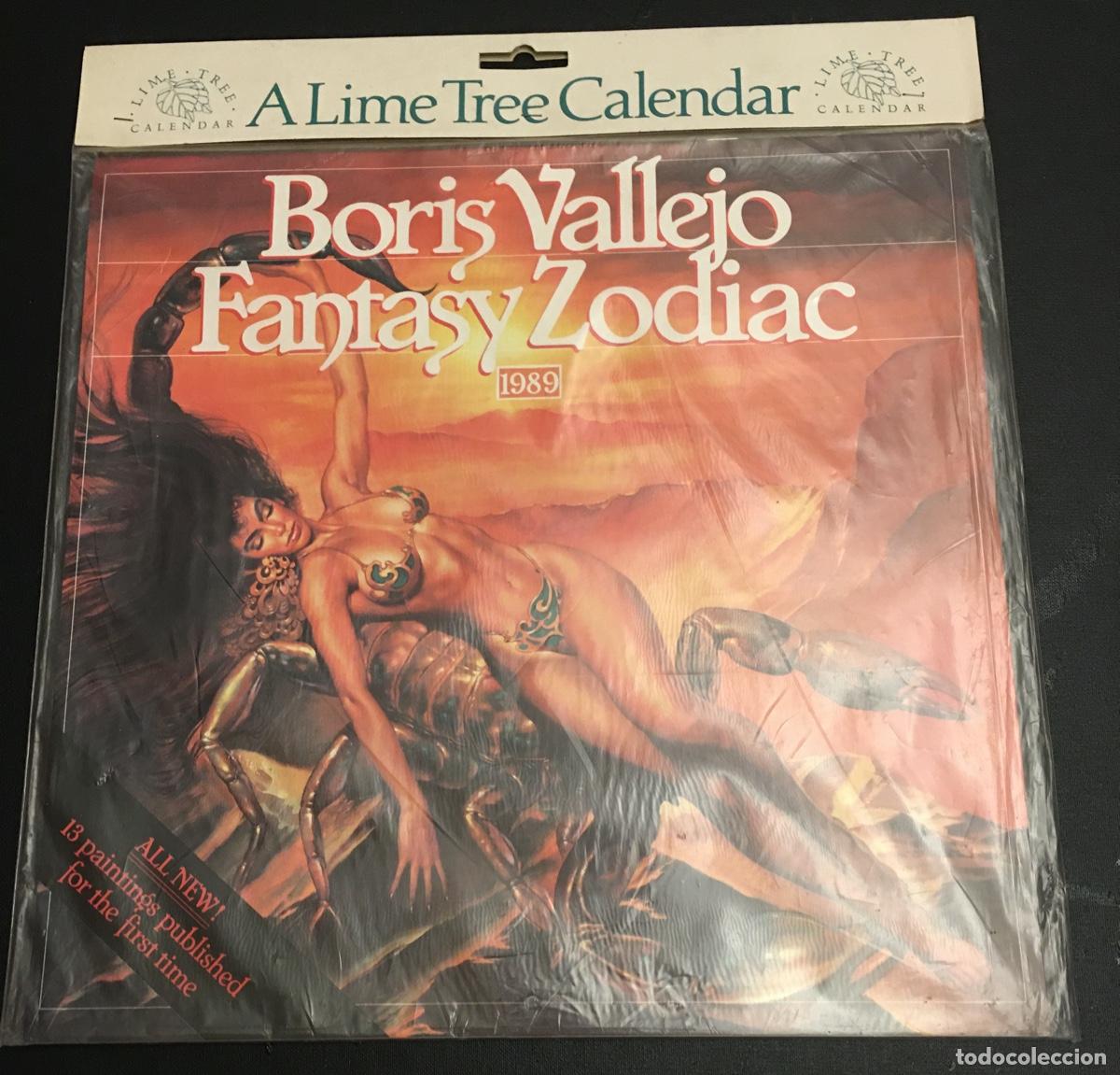 Coleccionismo calendarios: Calendario Boris Vallejo 1989 (precinto original, nunca abierto)