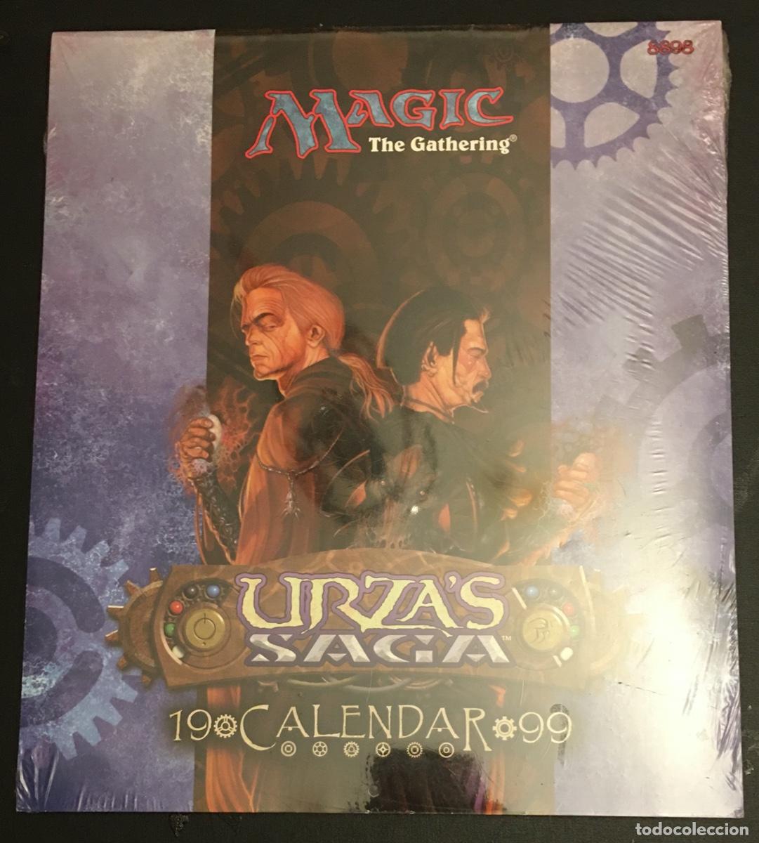 Coleccionismo calendarios: Calendario Magic Urza's Saga 1999 (precintado original)