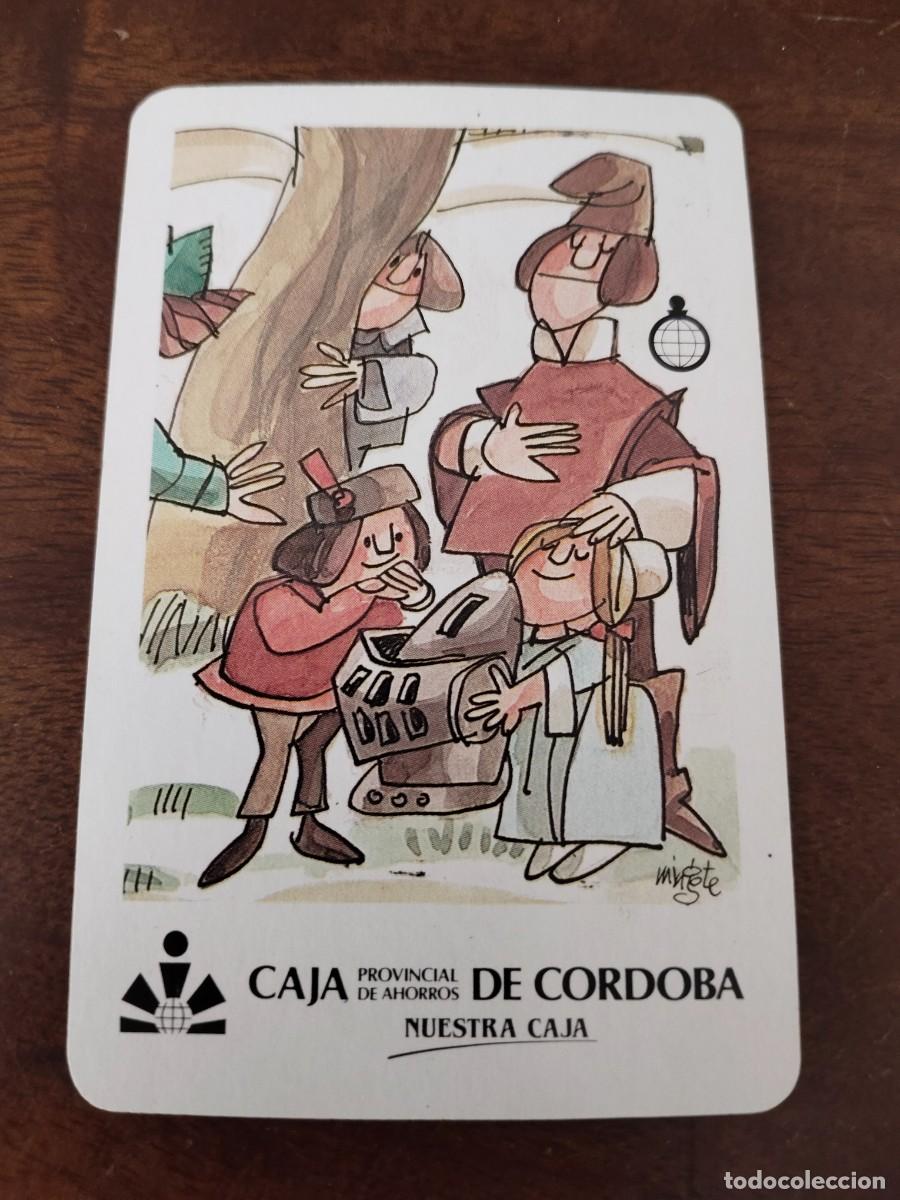 Coleccionismo calendarios: Fournier Caja Provincial de Ahorros de C&oacute;rdoba. 1987. Buen estado.
