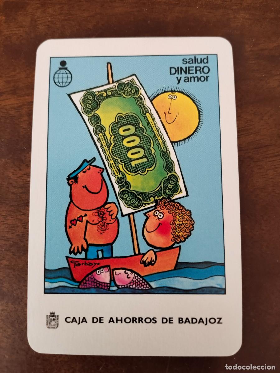 Coleccionismo calendarios: Fournier Caja de Ahorros de Badajoz 1984. Buen estado.