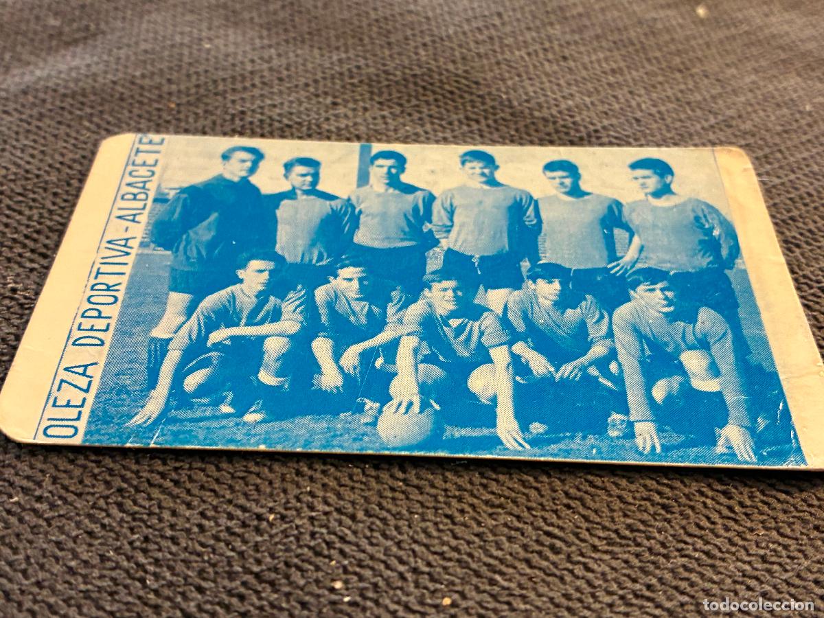 Coleccionismo calendarios: Calendario almanaque bolsillo a&ntilde;o 1966 Oleza Deportiva Albacete