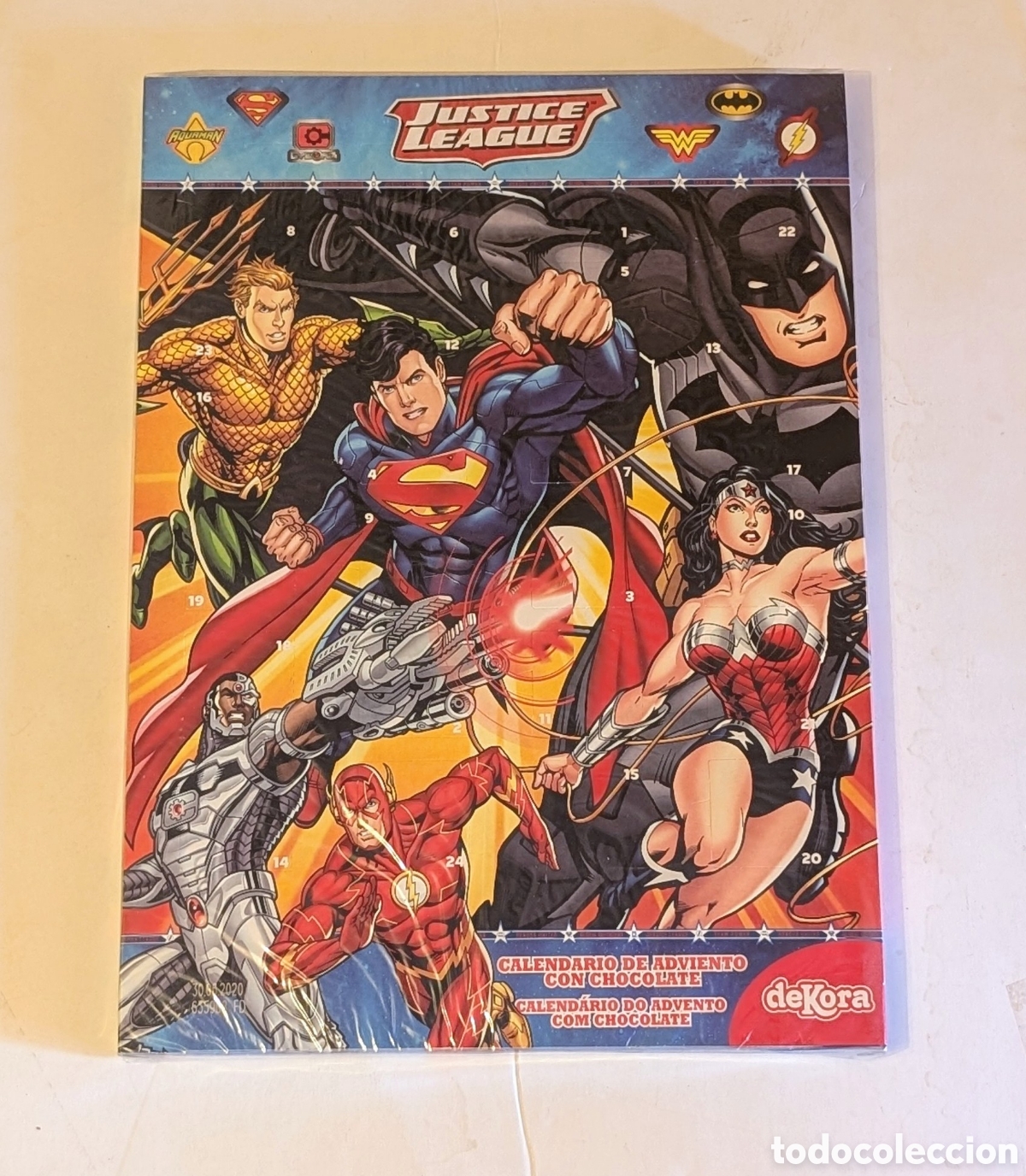 Coleccionismo calendarios: Calendario Adviento sin abrir Justice League. Dekora