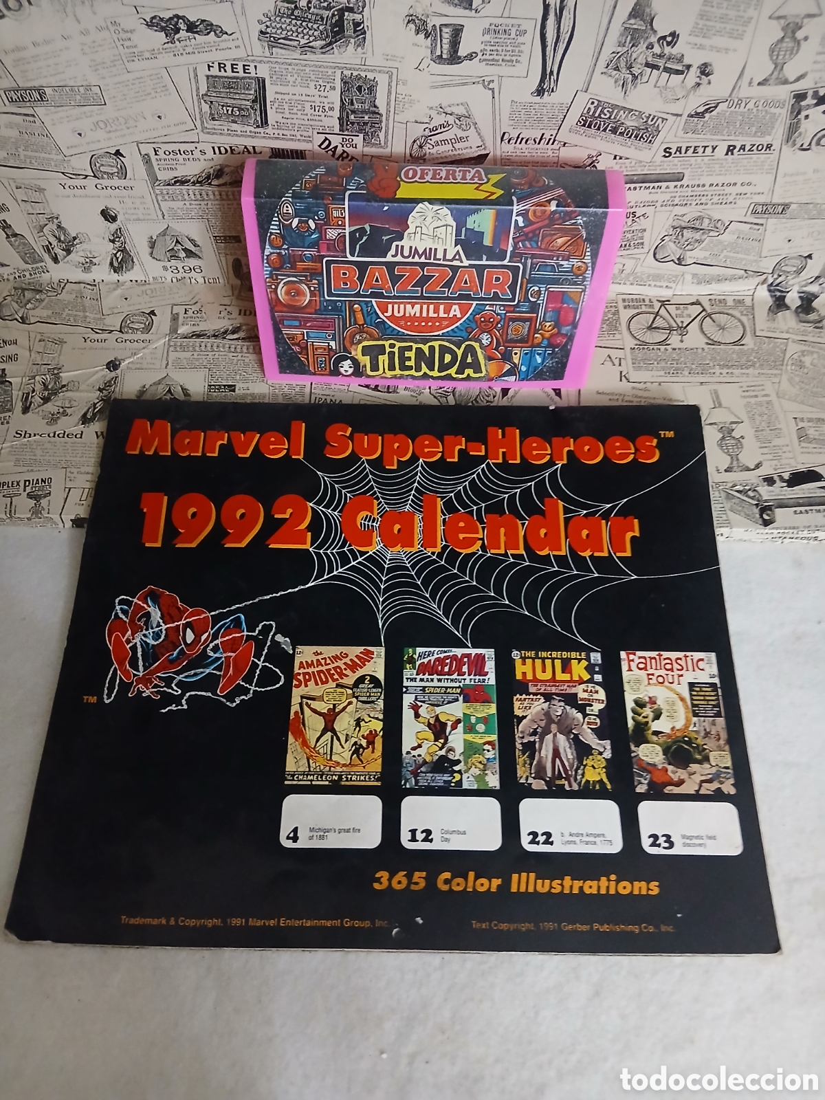 Coleccionismo calendarios: Marvel super -heroes calendar